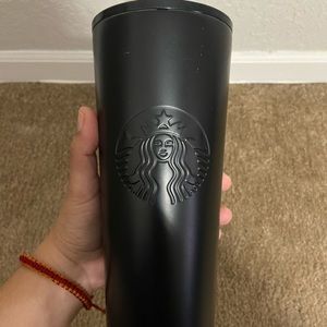 Black matte Starbucks cup